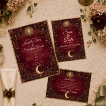 Moody Celestial Gothic Wedding