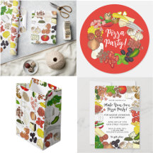Make Your Own Pizza Toppings Party Collection