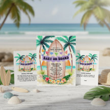 Surf & Sea Baby On Board Beach Baby Shower