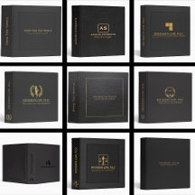 Black dark-gray vintage leather texture binder