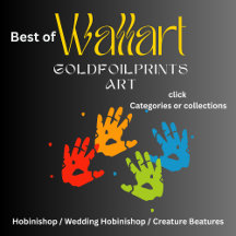 Wallart gold real foil luxury Fine Art