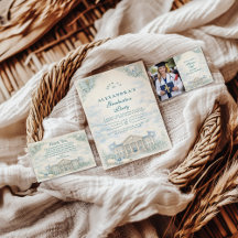 Elegant White Coat Dentist Graduation Party