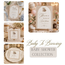 Baby Is Brewing Baby Shower Collection Coffee 