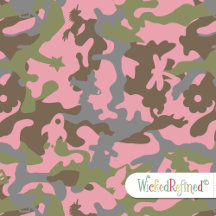 Cute Fun Camo – Woodland Pink