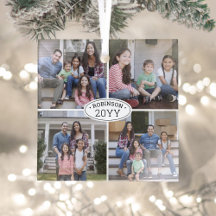 Family Photo Christmas Ornaments / Holiday Gifts
