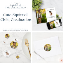 Cute Squirrel Graduation