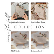 Elegant Floral Fall Wedding