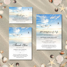 Beach Ocean Funeral Memorial Collection