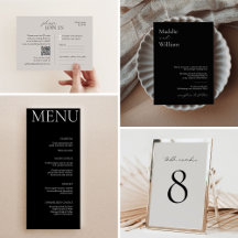 Black & taupe wedding bundle