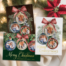 Christmas Ornament Photo Cards and Accessories
