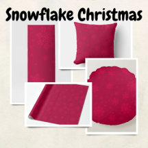 Festive Snowflake Christmas Print