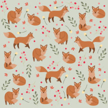 Whimsical Fox Pattern