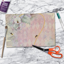 Vintage Floral Ephemera by 3Cattails