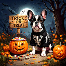 Trick Or Treat French Bulldog Halloween