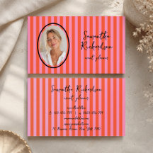 Trendy Stripes Colorful Business Marketing Designs