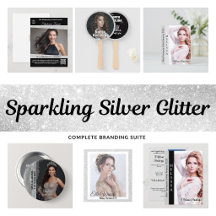Sparkling Silver Glitter