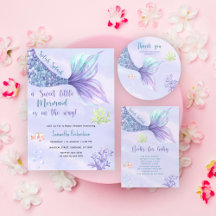 Little Mermaid Girl Baby Shower