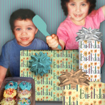 Birthday Typography Candles