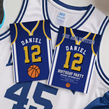 Basketball Birthday Invitation Collection 