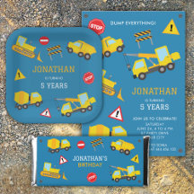 BLUE CONSTRUCTION BIRTHDAY PARTY