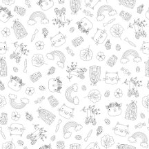 Easter Doodle Kiddie Pattern