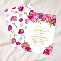 Pretty Pink & Purple Floral Roses Collection