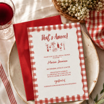 That's Amore   Elegant Italian Gingham 