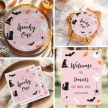 Spooky One Halloween 1st Birthday Girls Ghost