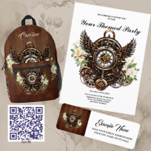 The elegance of Steampunk Floral Magic