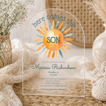Here Comes the Son Baby Boy Shower