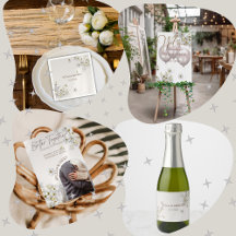 Silver Glitter Wedding Supplies