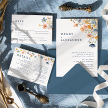 Bold Elegant Floral Wedding Collection