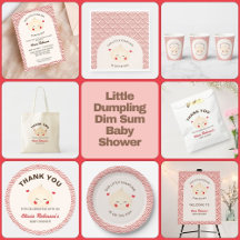 Little Dumpling Dim Sum Baby Shower Theme