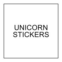 Unicorn Stickers