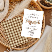  Baby is Brewing Coffee Baby Shower 
