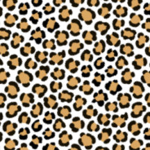 Trendy Leopard Simulated Fur Effect Pattern