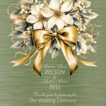 CHRISTMAS WHITE WINTERBERRY WEDDING COLLECTION