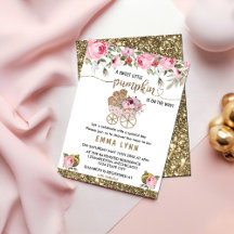 A Little Pumpkin Girl Baby Shower