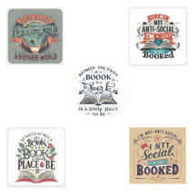 Literary Stickers for Bookworms