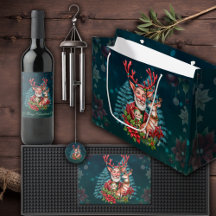 A whimsical Christmas illustration