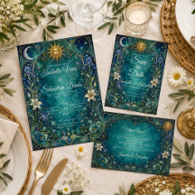 Ethereal Celestial Art Nouveau Wedding