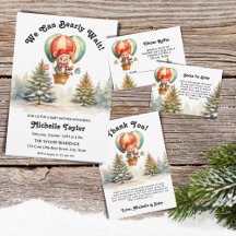 Christmas We Can Bearly Wait Baby Shower