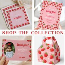 Berry First Birthday Strawberry 