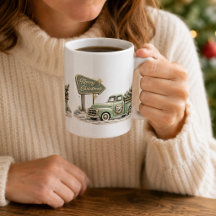 Route 66 Christmas Dining & Table Decor