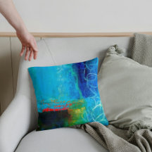 Modern painting pillow