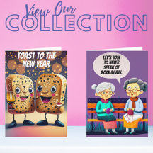 New Years Greeting Card Collection by Emissary