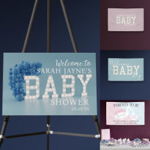 Baby Shower Party Signs