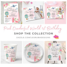 ONEderful World Girls 1st Birthday Party