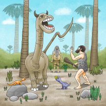Dinosaurs meets the Stone Age