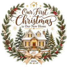 Our First Christmas in Our New Home 2026 Ornament 